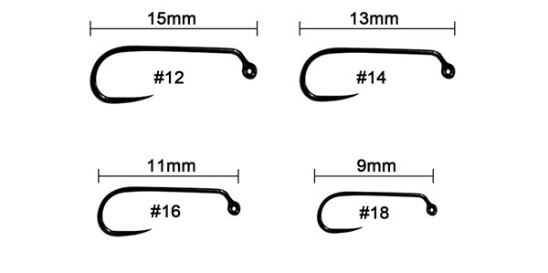 barbless fishing hook sizes Jig Fly 9030 – Risen Fly Essential Styles (M Widow Reel Daiwa Black Style:BANTAM150HGA 1800M-RJ