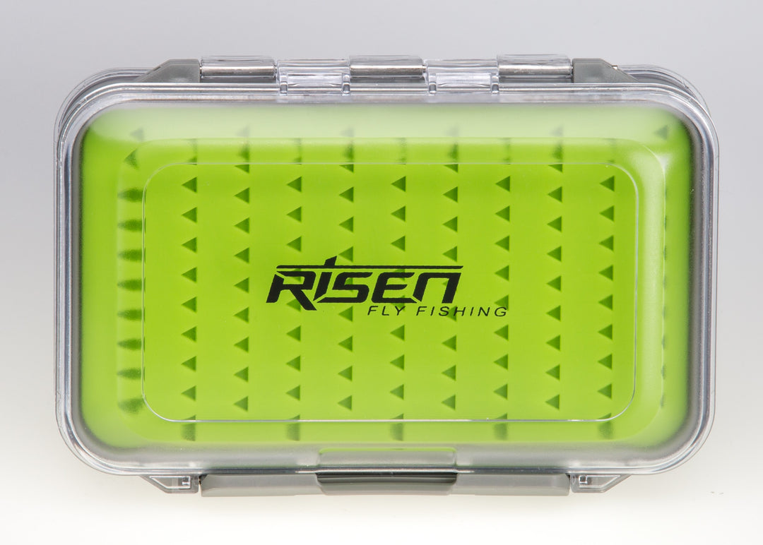 Slit Silicone Waterproof Slim Fly Box 2 sizes With New S Shape Silicone Insert - Fly Fishing
