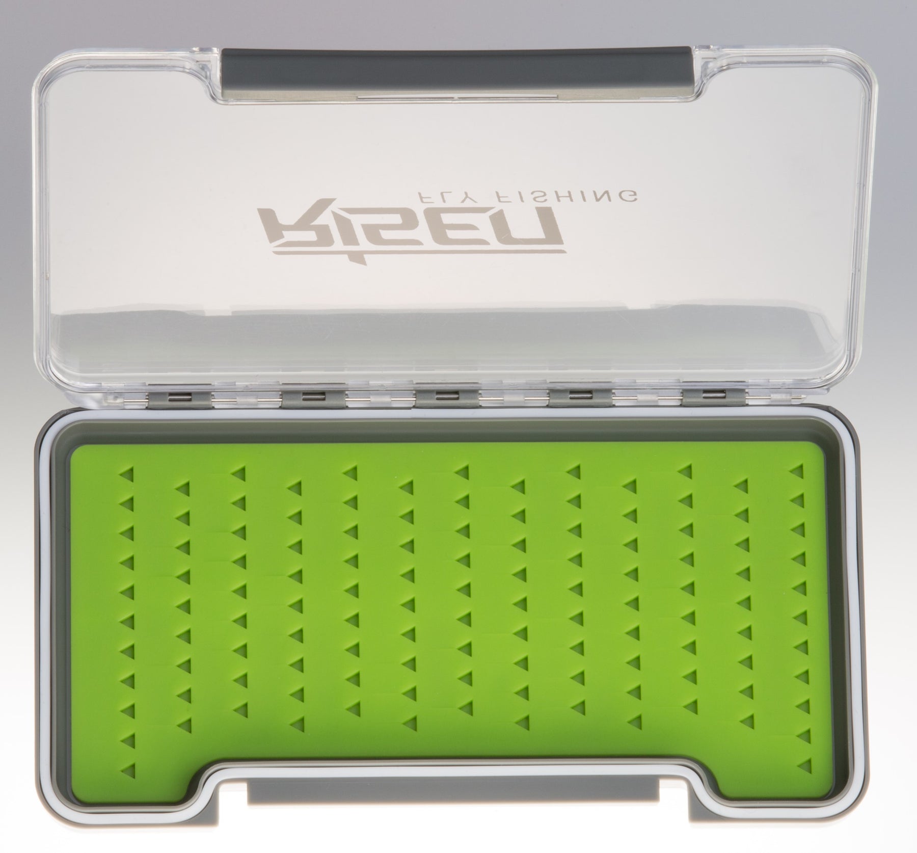 Waterproof fly boxes with green silicone insert – Risen Fly