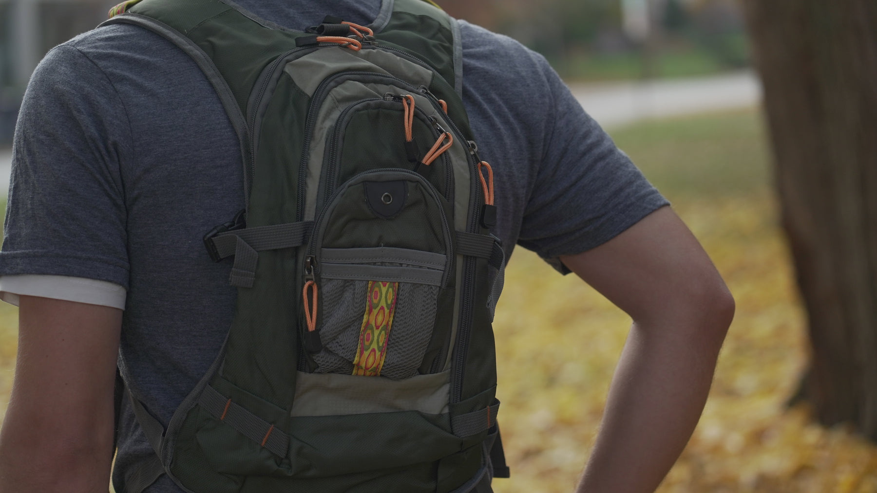 best travel backpack for wearing on chest Trek Chestpack with Backpack – Risen Fly